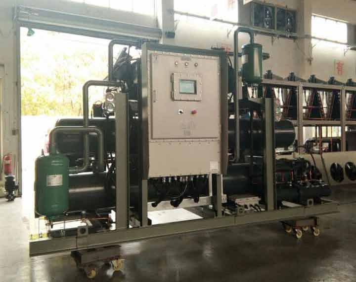 水冷螺桿低溫復(fù)疊式制冷機(jī)組